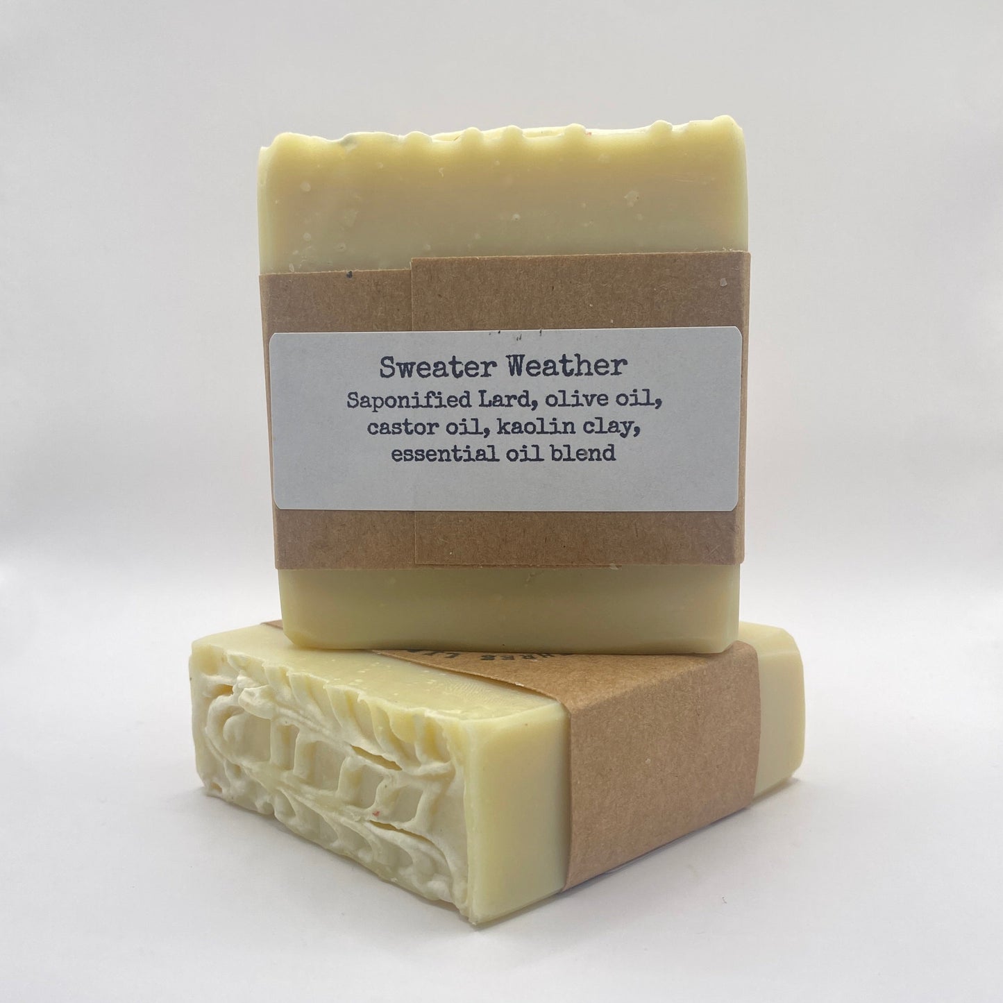 Sweater Weather - Handcrafted Lard Soap