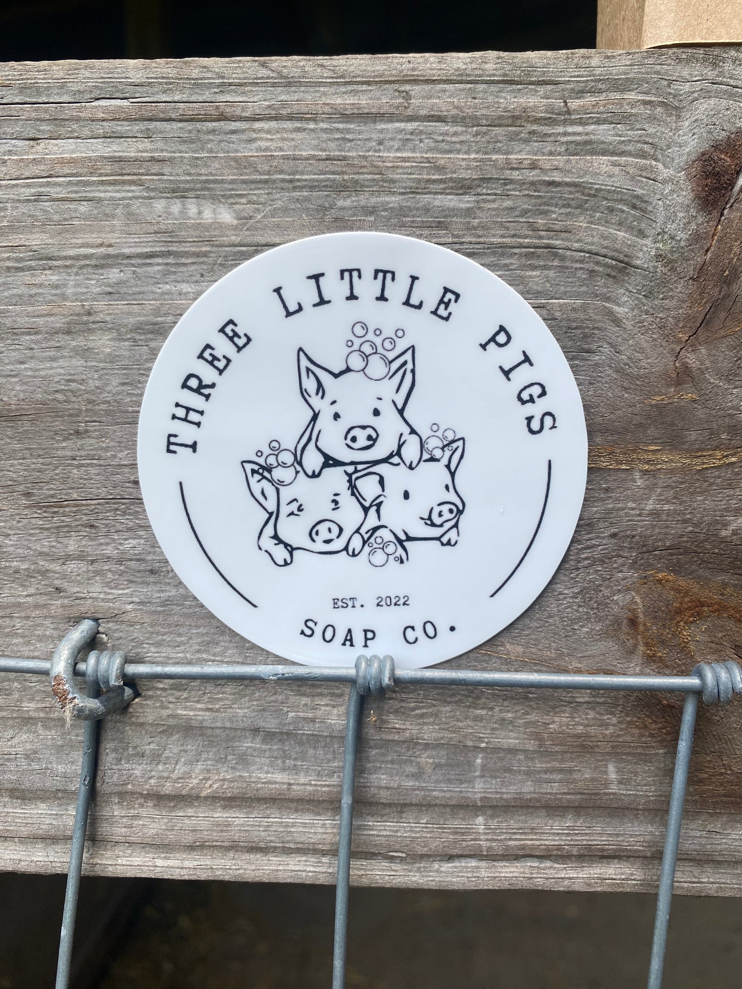 Three Little Pigs Logo Sticker (LIMITED EDITION)