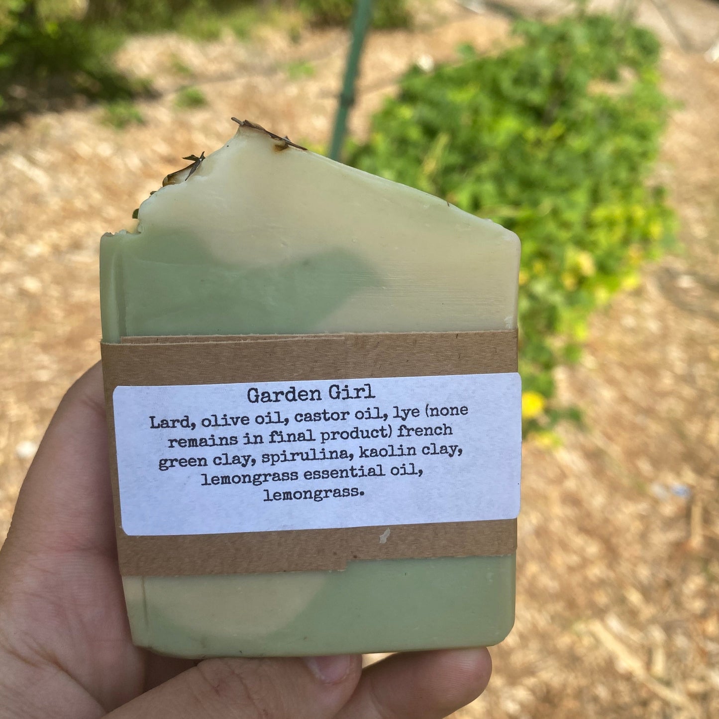 Garden Girl - Handcrafted Lard Soap