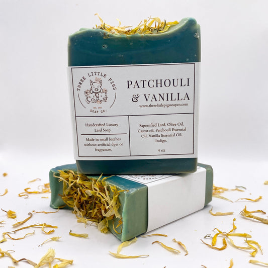 Patchouli & Vanilla - Handcrafted Lard Soap