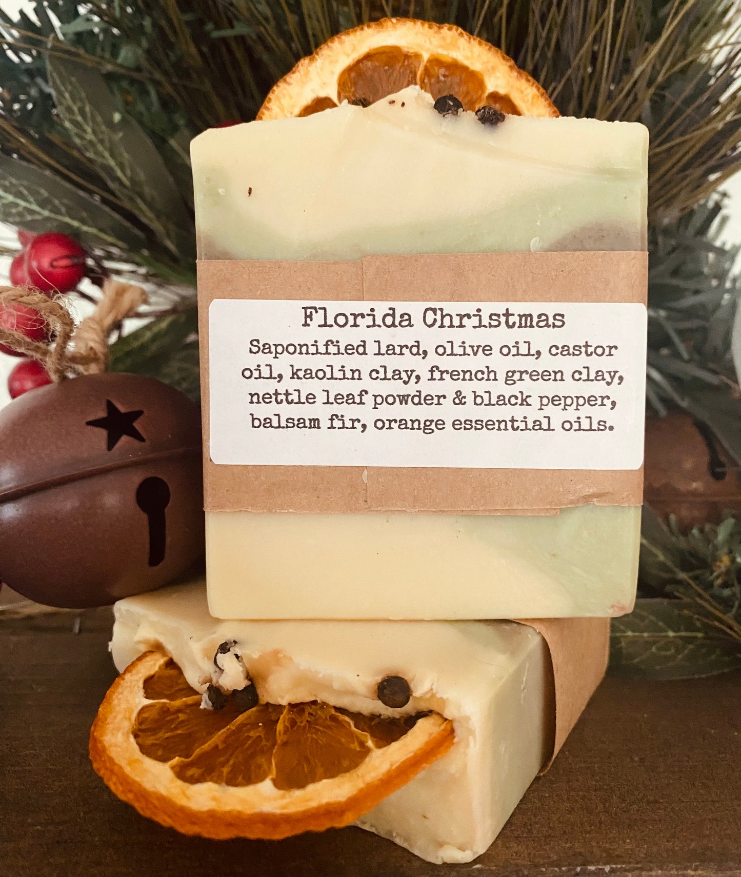 Florida Christmas - Handcrafted Lard Soap