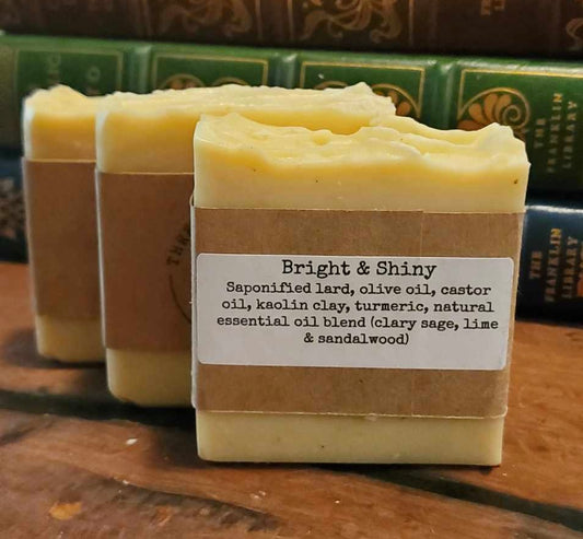 Bright & Shiny - Handcrafted Lard Soap