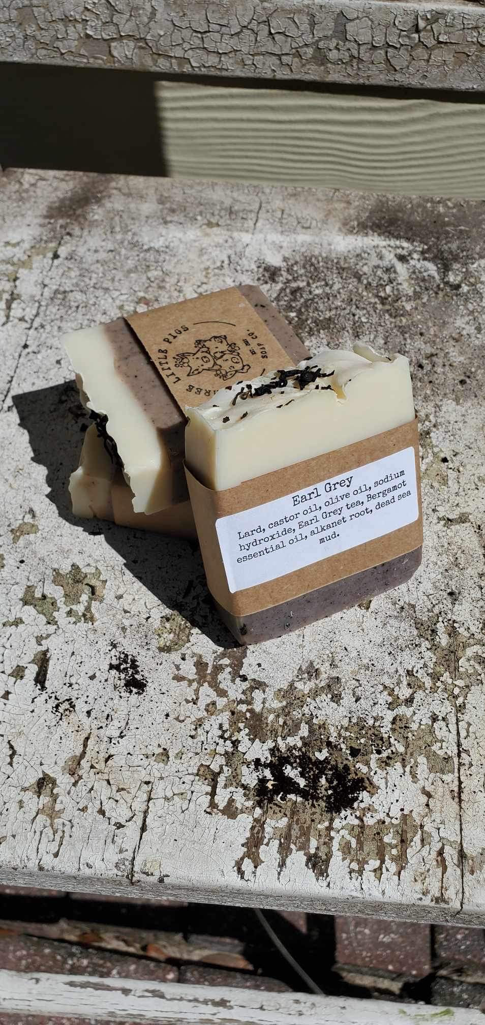 Earl Grey - Handcrafted Lard Soap