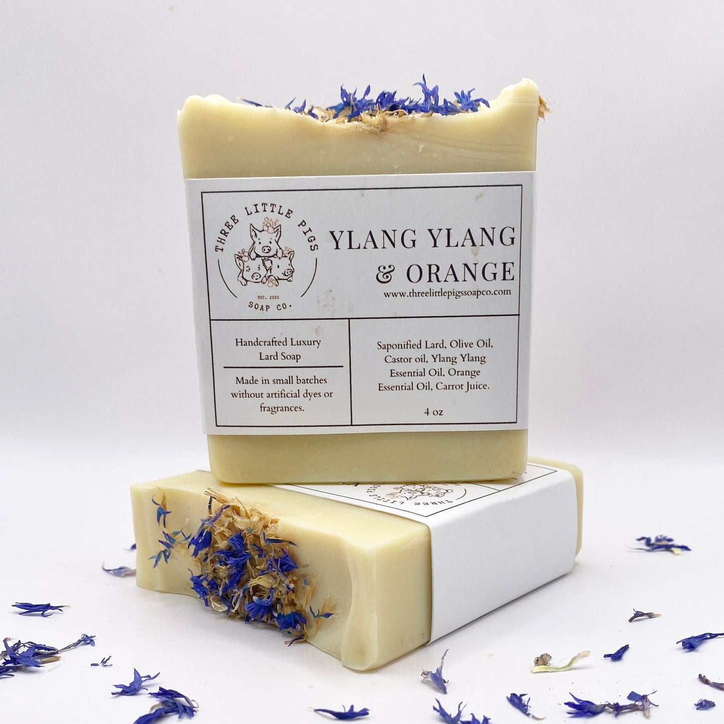 Ylang Ylang & Orange - Handcrafted Lard Soap