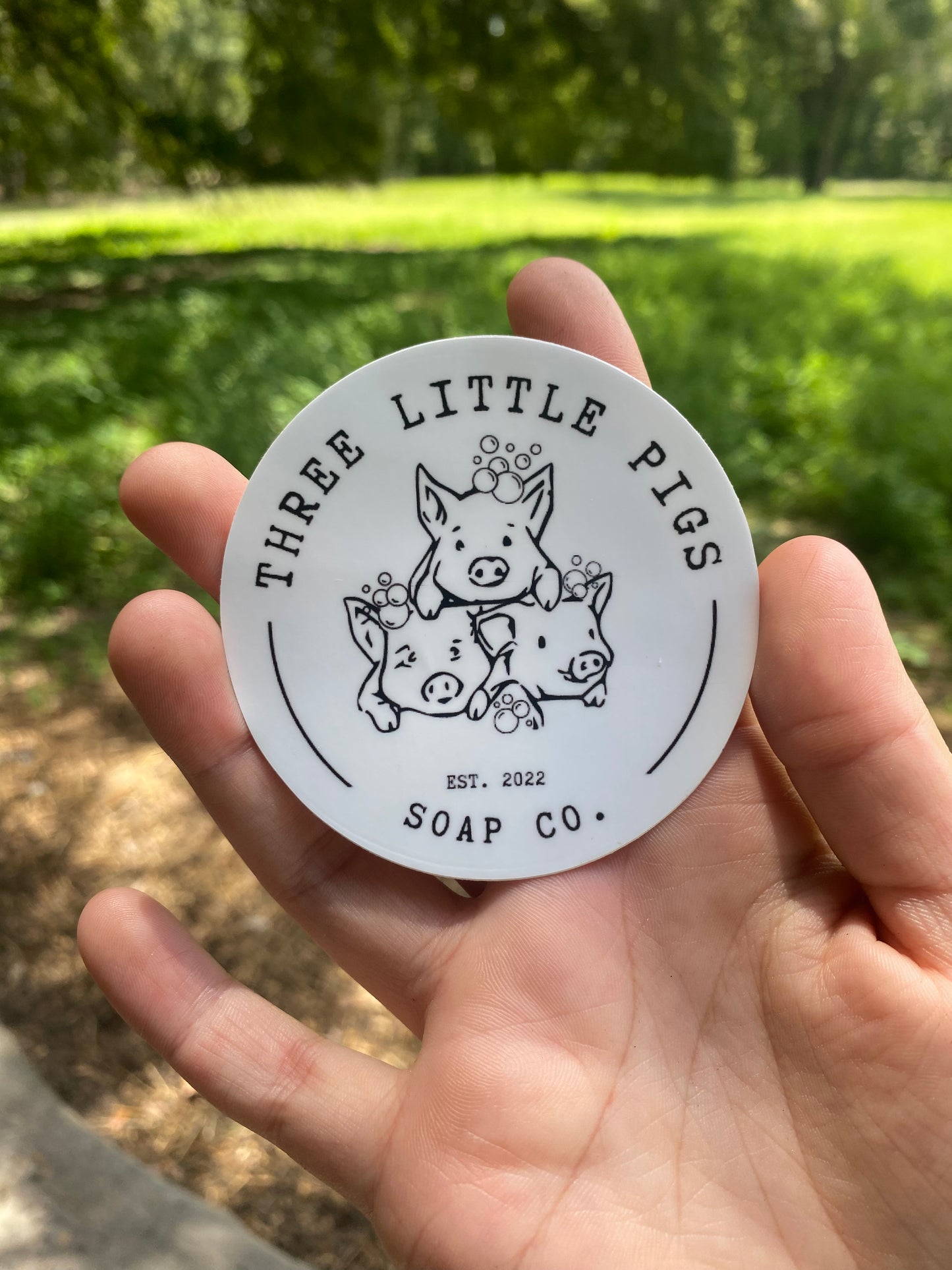 Three Little Pigs Logo Sticker (LIMITED EDITION)