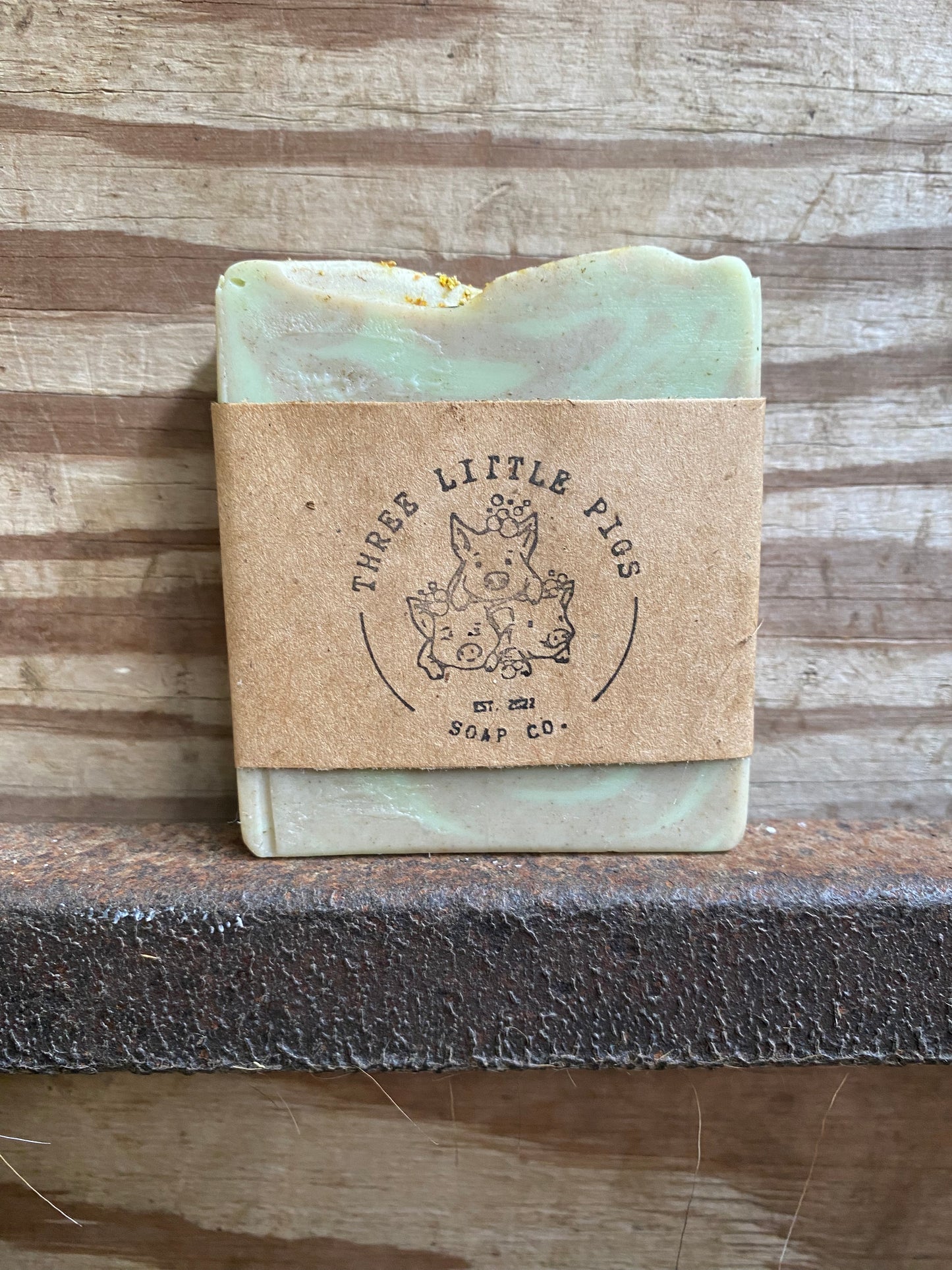 Cedar Wood & Lime - Handcrafted Lard Soap