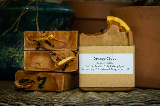 Orange Clove - Handcrafted Lard Soap